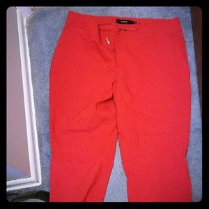 Torrid red straight leg pants